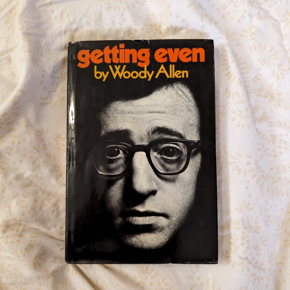 🎩Getting Even by Woody Allen - 1971 First Edition Hardcover with Dust Jacket